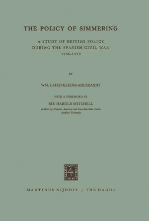 Cover of the book The Policy of Simmering by Gerardo H. Vázquez-Nin, María Luisa Escobar, M. De Felici, Olga Margarita Echeverría, Francesca Gioia Klinger