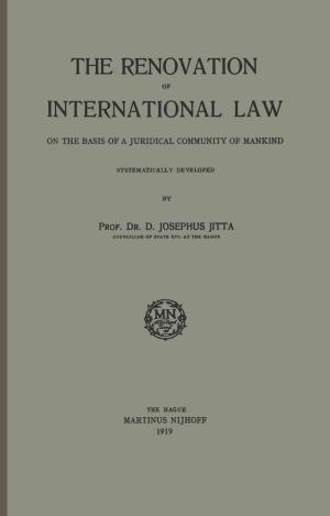 Cover of the book The Renovation of International Law by M. Bunge