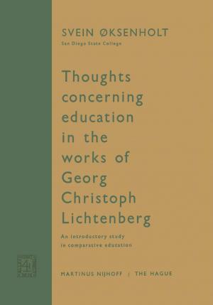 Cover of the book Thoughts Concerning Education in the Works of Georg Christoph Lichtenberg by Katharine Davies Samway, Lucinda Pease-Alvarez