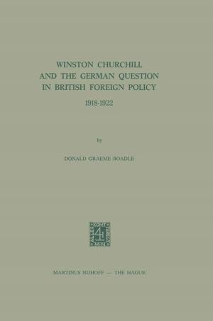 Book cover of Winston Churchill and the German Question in British Foreign Policy, 1918–1922