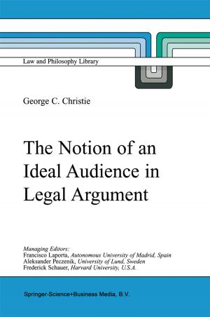 Cover of the book The Notion of an Ideal Audience in Legal Argument by Randy L. Sturman