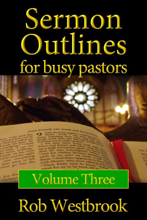Cover of the book Sermon Outlines for Busy Pastors: Volume 3 by Rob Westbrook, Rob Westbrook