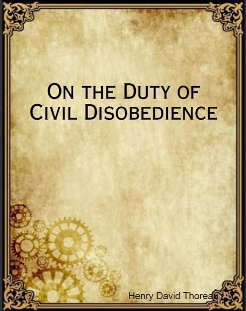Cover of the book On the Duty of Civil Disobedience by Henry David Thoreau, AP Publishing House