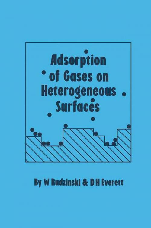Cover of the book Adsorption of Gases on Heterogeneous Surfaces by W. Rudzinski, D. H. Everett, Elsevier Science