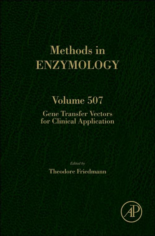 Cover of the book Gene Transfer Vectors for Clinical Application by Theodore C. Friedman, Elsevier Science