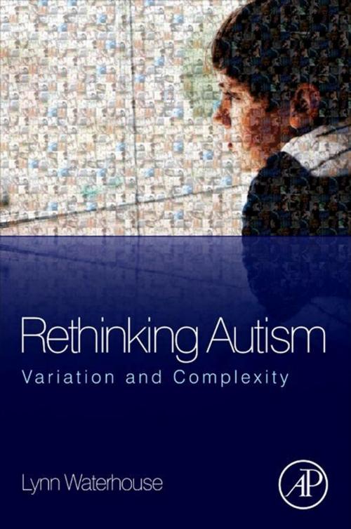 Cover of the book Rethinking Autism by Lynn Waterhouse, Elsevier Science