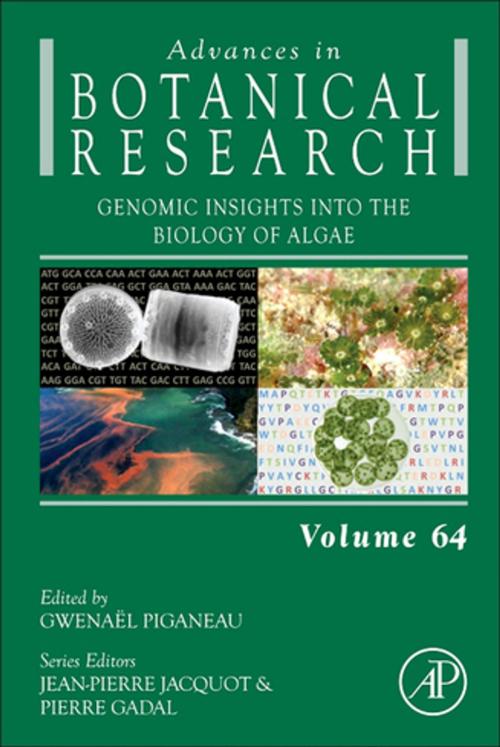 Cover of the book Genomic Insights into the Biology of Algae by Gwanael Piganeau, Elsevier Science
