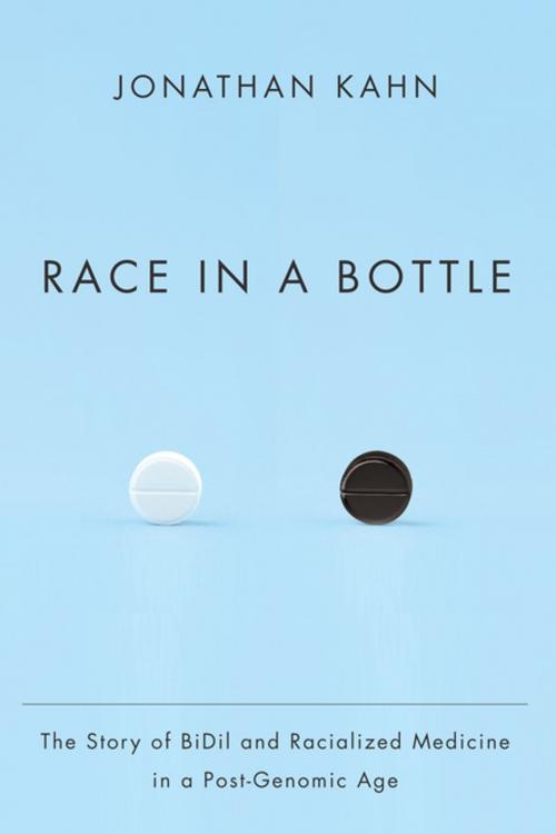 Cover of the book Race in a Bottle by Jonathan Kahn, Columbia University Press
