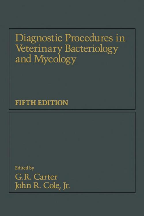 Cover of the book Diagnostic Procedure in Veterinary Bacteriology and Mycology by , Elsevier Science