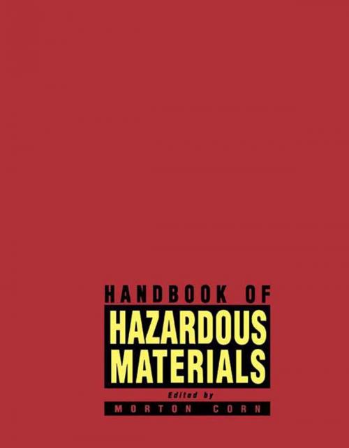 Cover of the book Handbook of Hazardous Materials by Morton Corn, Elsevier Science