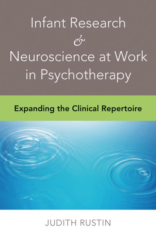 Cover of the book Infant Research & Neuroscience at Work in Psychotherapy: Expanding the Clinical Repertoire by Judith Rustin, W. W. Norton & Company