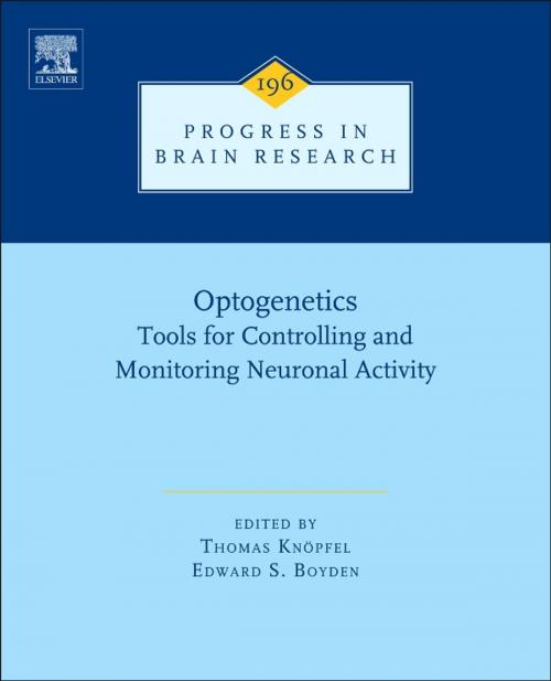 Cover of the book Optogenetics by Thomas Knopfel, Edward S. Boyden, Elsevier Science
