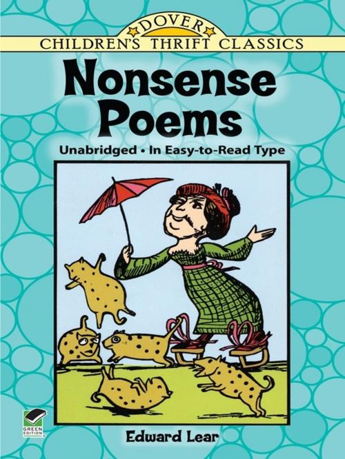 Cover of the book Nonsense Poems by Edward Lear, Dover Publications