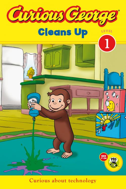 Cover of the book Curious George Cleans Up (CGTV Read-aloud) by H. A. Rey, HMH Books