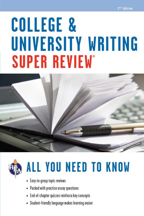 Cover of the book College & University Writing Super Review by Della Ata Khoury, Research & Education Association