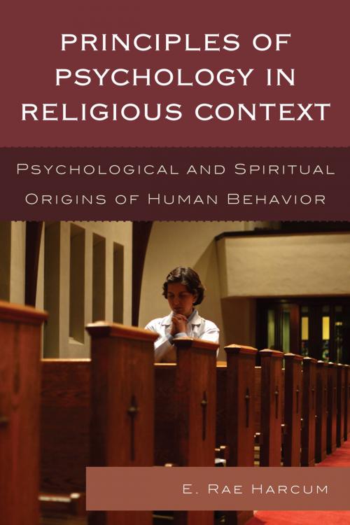 Cover of the book Principles of Psychology in Religious Context by E. Rae Harcum, Hamilton Books
