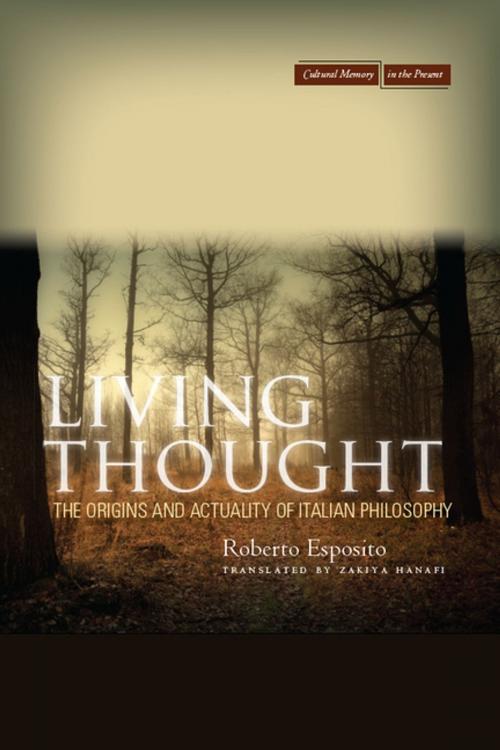 Cover of the book Living Thought by Roberto Esposito, Stanford University Press