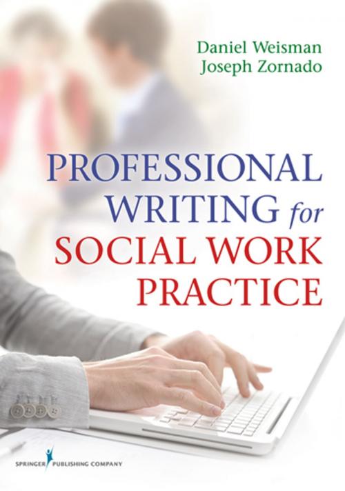 Cover of the book Professional Writing for Social Work Practice by Daniel Weisman, MSW, PhD, Joseph Zornado, PhD, Springer Publishing Company