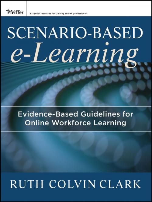 Cover of the book Scenario-based e-Learning by Ruth C. Clark, Richard E. Mayer, Wiley