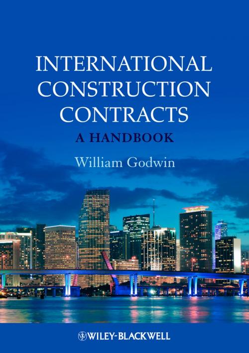 Cover of the book International Construction Contracts by William Godwin, Wiley