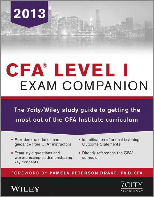 Cover of the book CFA Level I Exam Companion by 7city Learning, Wiley
