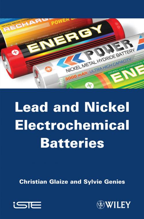 Cover of the book Lead-Nickel Electrochemical Batteries by Christian Glaize, Sylvie Genies, Wiley