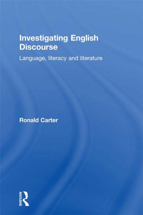 Cover of the book Investigating English Discourse by Ronald Carter, Taylor and Francis