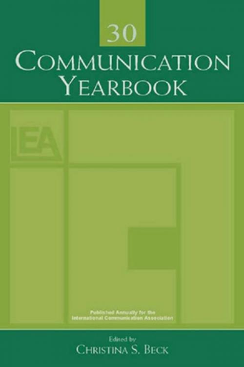Cover of the book Communication Yearbook 30 by , Taylor and Francis