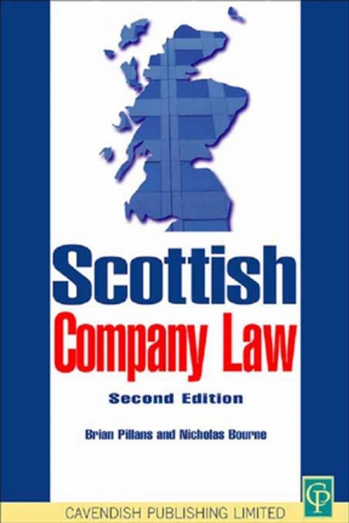 Cover of the book Scottish Company Law by Brian Pillans, Nicholas Bourne, Taylor and Francis