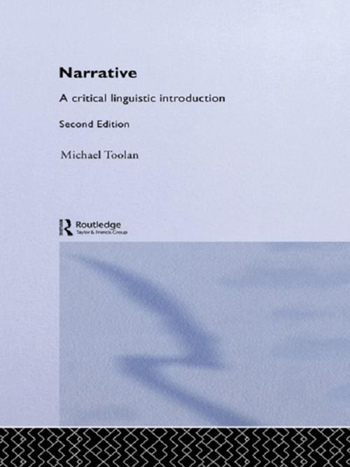 Cover of the book Narrative by Michael Toolan, Taylor and Francis