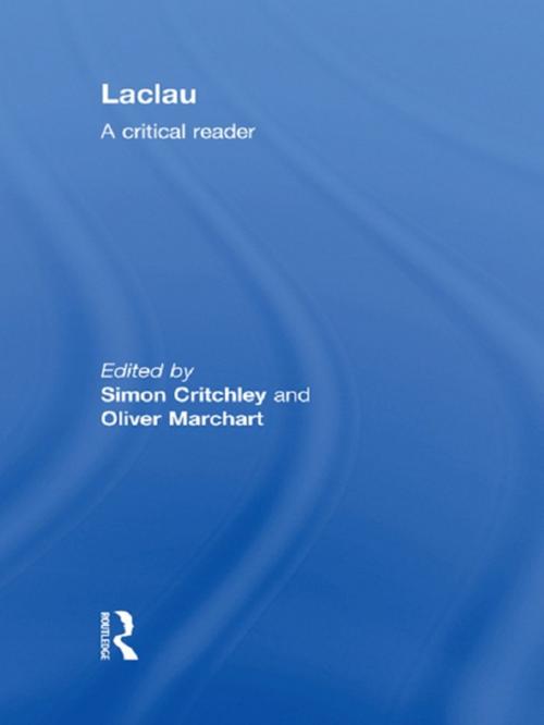 Cover of the book Laclau by , Taylor and Francis