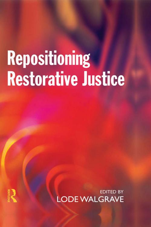 Cover of the book Repositioning Restorative Justice by , Taylor and Francis