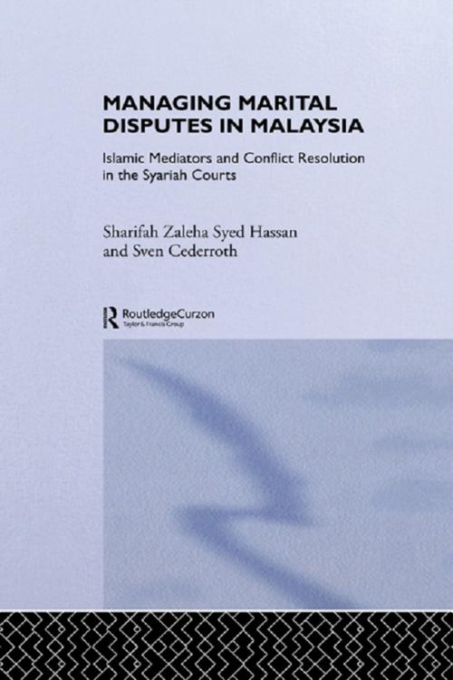 Cover of the book Managing Marital Disputes in Malaysia by Sven Cederoth Cederroth, Sharifa Zaleha Syed Hassan, Taylor and Francis