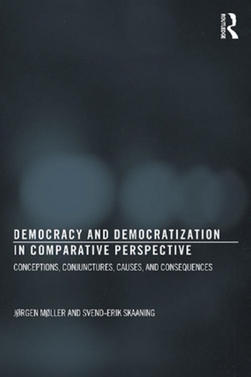 Cover of the book Democracy and Democratization in Comparative Perspective by Jørgen Møller, Svend-Erik Skaaning, Taylor and Francis