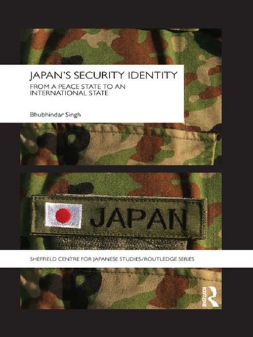 Cover of the book Japan's Security Identity by Bhubhindar Singh, Taylor and Francis
