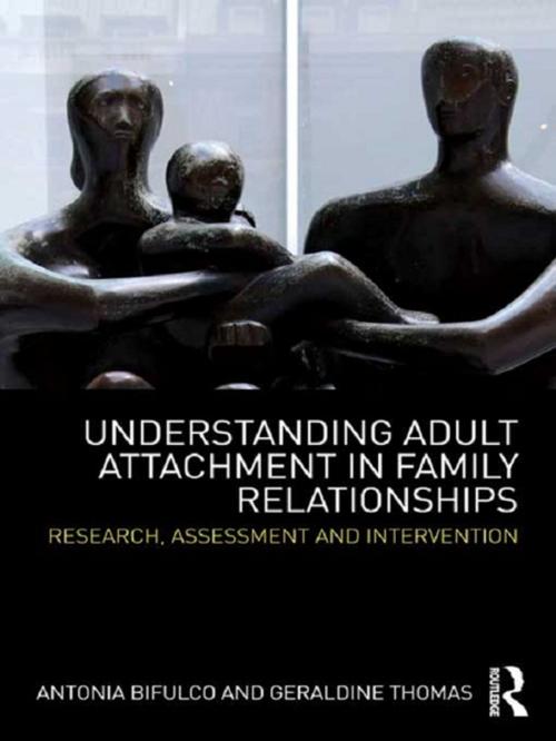 Cover of the book Understanding Adult Attachment in Family Relationships by Antonia Bifulco, Geraldine Thomas, Taylor and Francis