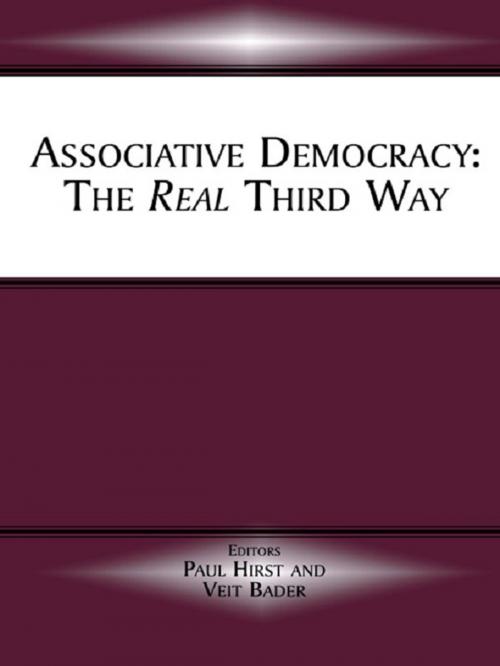 Cover of the book Associative Democracy by , Taylor and Francis