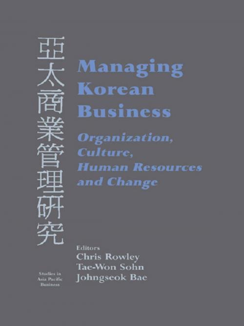 Cover of the book Managing Korean Business by , Taylor and Francis