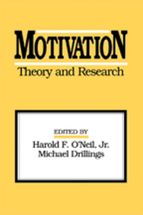 Cover of the book Motivation: Theory and Research by , Taylor and Francis