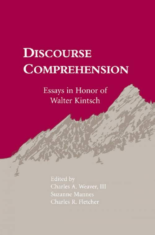Cover of the book Discourse Comprehension by , Taylor and Francis