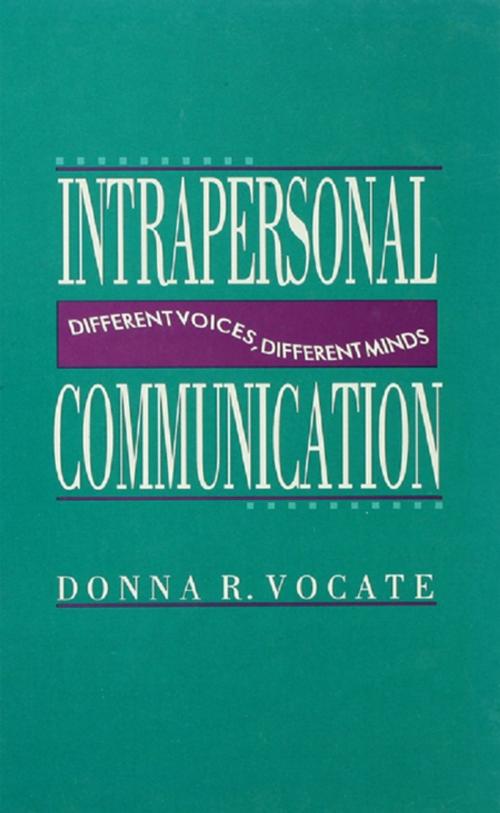 Cover of the book Intrapersonal Communication by , Taylor and Francis
