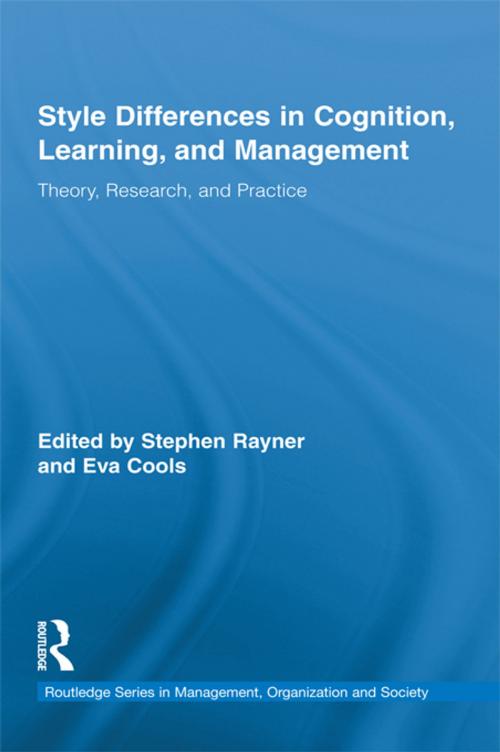 Cover of the book Style Differences in Cognition, Learning, and Management by , Taylor and Francis