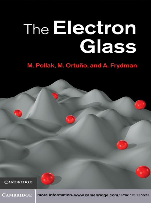 Cover of the book The Electron Glass by Professor M. Pollak, Professor M. Ortuño, Professor A. Frydman, Cambridge University Press
