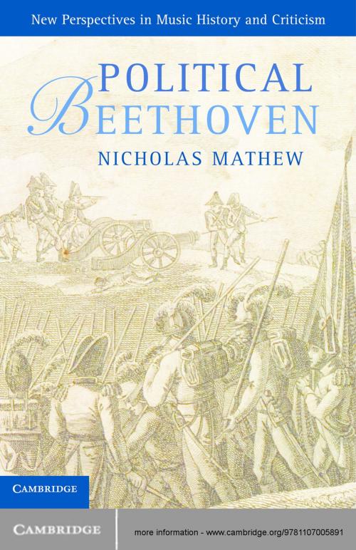 Cover of the book Political Beethoven by Nicholas Mathew, Cambridge University Press