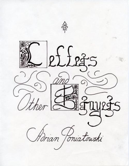 Cover of the book Letters, and Other Prayers by Adrian Poniatowski, Adrian Poniatowski