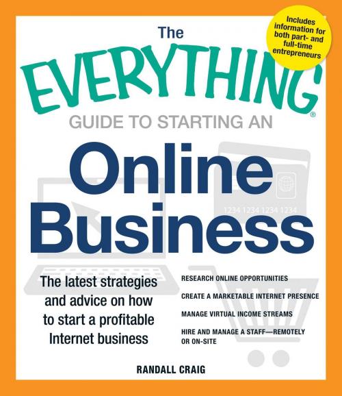 Cover of the book The Everything Guide to Starting an Online Business by Randall Craig, Adams Media