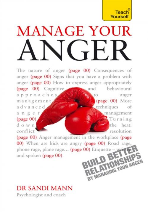 Cover of the book Manage Your Anger: Teach Yourself Ebook Epub by Sandi Mann, John Murray Press