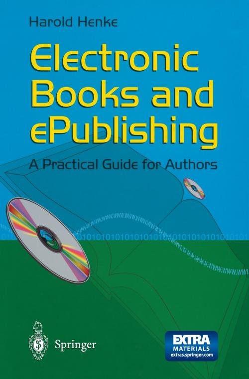 Cover of the book Electronic Books and ePublishing by Harold Henke, Springer London