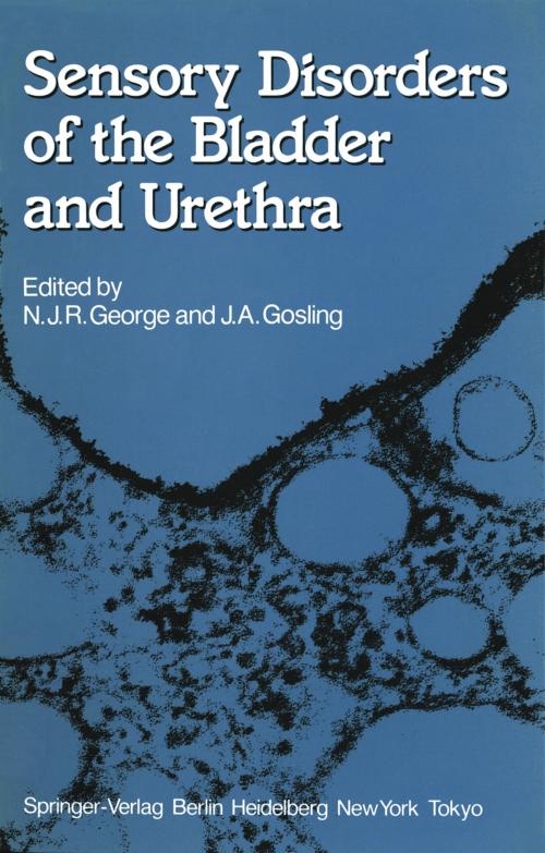 Cover of the book Sensory Disorders of the Bladder and Urethra by N.J. Blacklock, Springer London