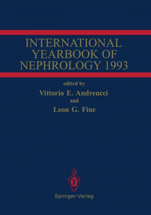 Cover of the book International Yearbook of Nephrology 1993 by , Springer London